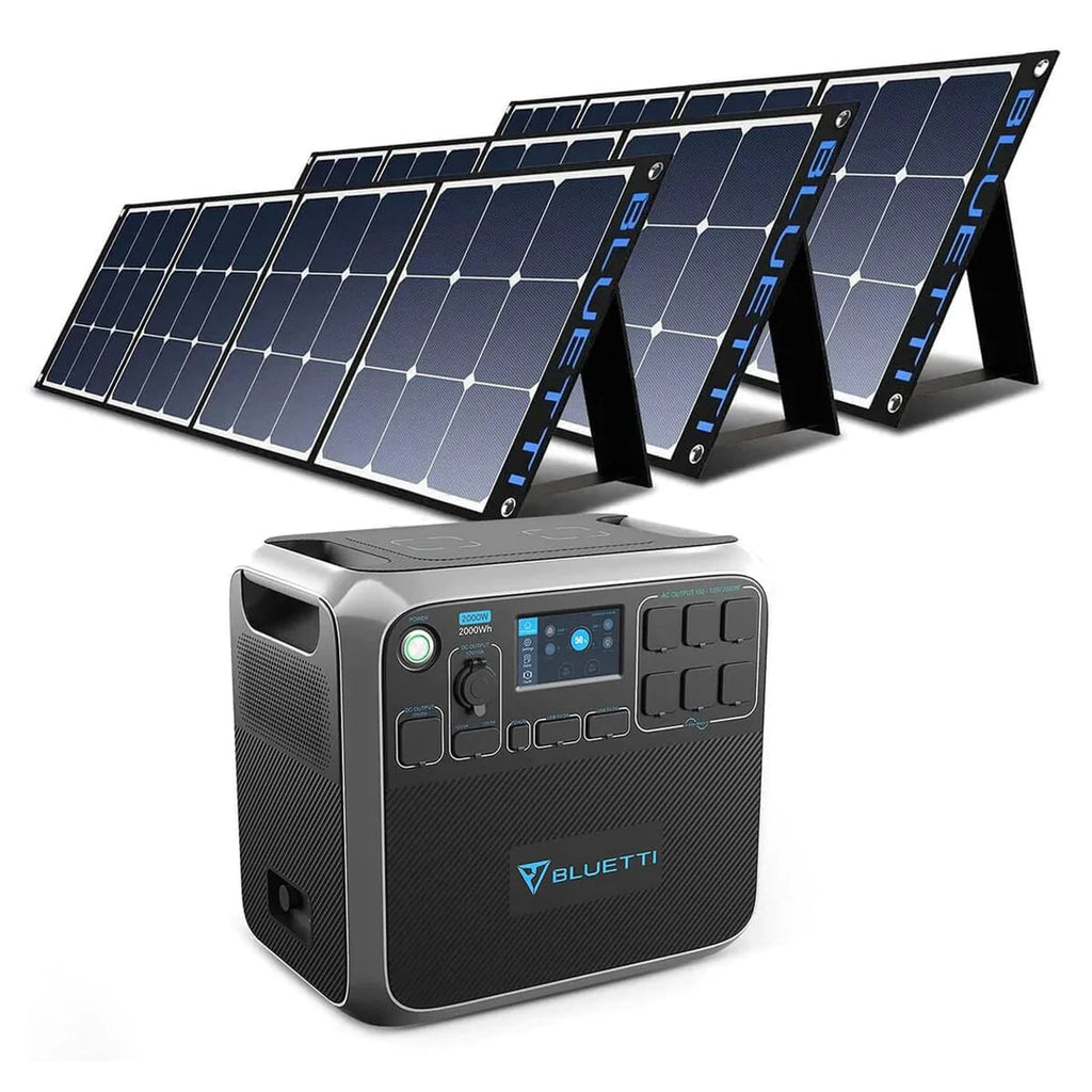 BLUETTI AC200P 2000Wh +3Pcs SP120 120W Panel Solar